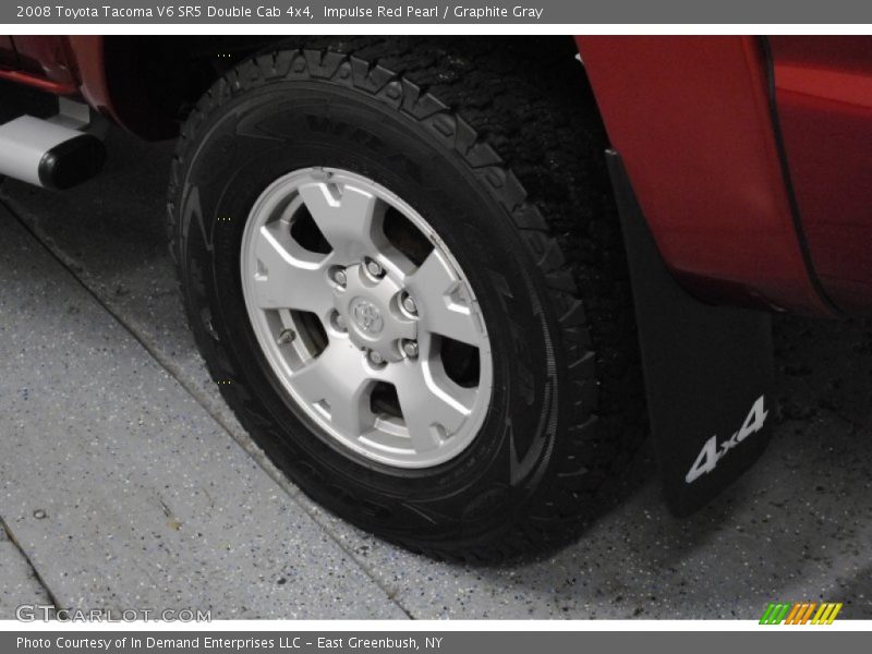 Impulse Red Pearl / Graphite Gray 2008 Toyota Tacoma V6 SR5 Double Cab 4x4