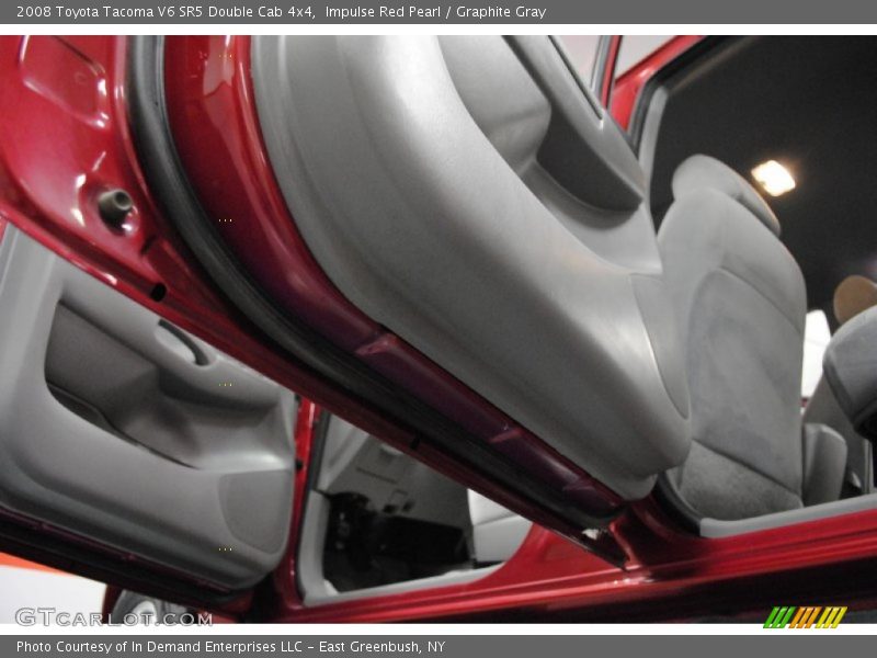 Impulse Red Pearl / Graphite Gray 2008 Toyota Tacoma V6 SR5 Double Cab 4x4