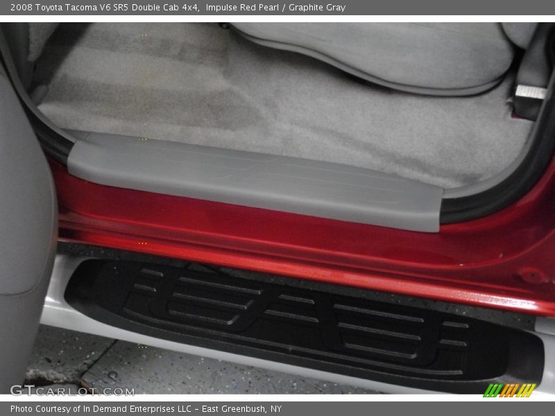 Impulse Red Pearl / Graphite Gray 2008 Toyota Tacoma V6 SR5 Double Cab 4x4