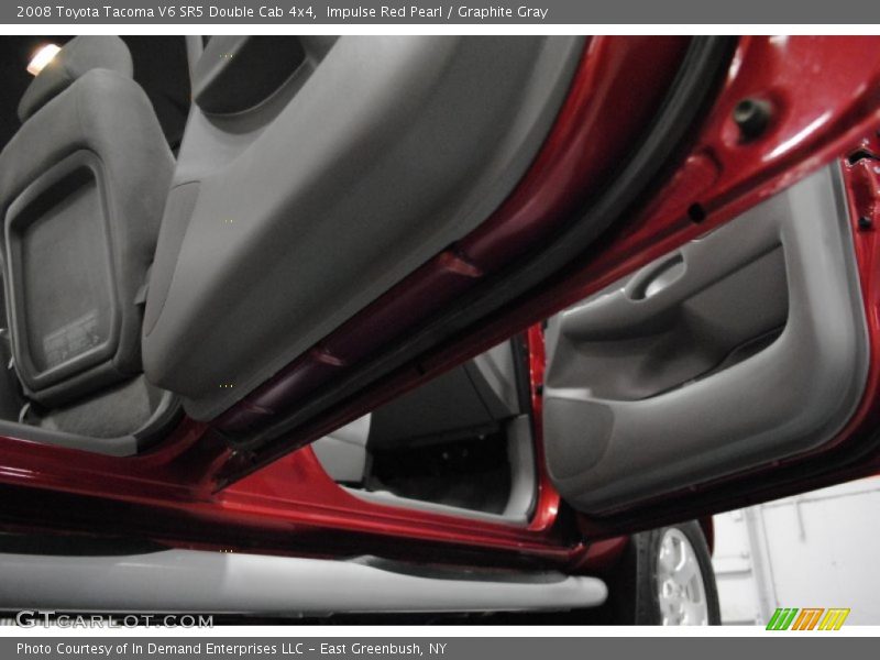 Impulse Red Pearl / Graphite Gray 2008 Toyota Tacoma V6 SR5 Double Cab 4x4