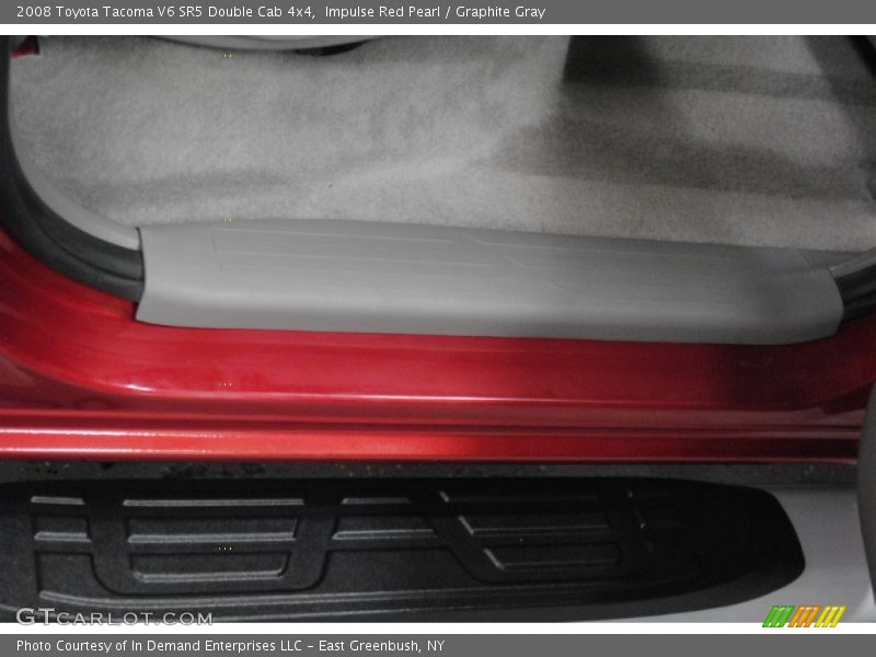 Impulse Red Pearl / Graphite Gray 2008 Toyota Tacoma V6 SR5 Double Cab 4x4