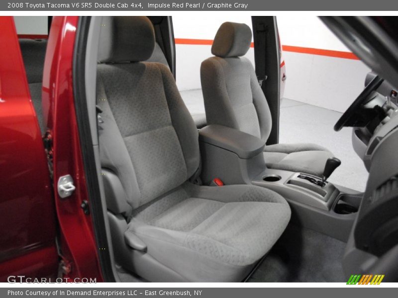 Impulse Red Pearl / Graphite Gray 2008 Toyota Tacoma V6 SR5 Double Cab 4x4