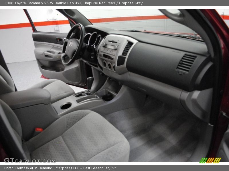 Impulse Red Pearl / Graphite Gray 2008 Toyota Tacoma V6 SR5 Double Cab 4x4
