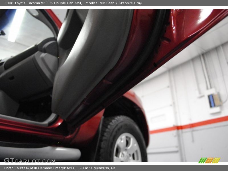 Impulse Red Pearl / Graphite Gray 2008 Toyota Tacoma V6 SR5 Double Cab 4x4
