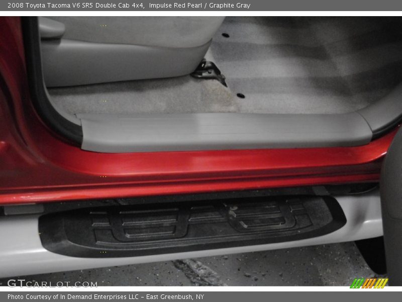 Impulse Red Pearl / Graphite Gray 2008 Toyota Tacoma V6 SR5 Double Cab 4x4