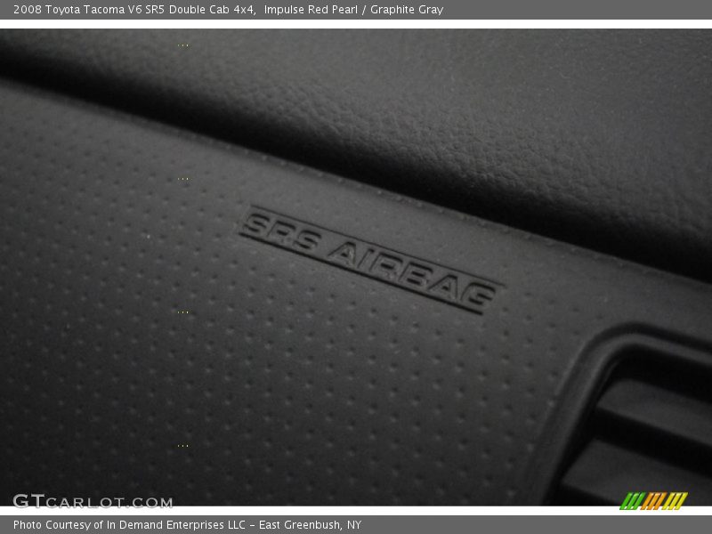 Impulse Red Pearl / Graphite Gray 2008 Toyota Tacoma V6 SR5 Double Cab 4x4