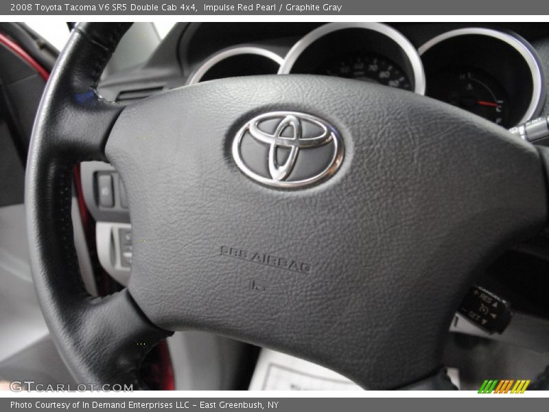 Impulse Red Pearl / Graphite Gray 2008 Toyota Tacoma V6 SR5 Double Cab 4x4