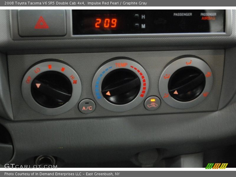 Impulse Red Pearl / Graphite Gray 2008 Toyota Tacoma V6 SR5 Double Cab 4x4