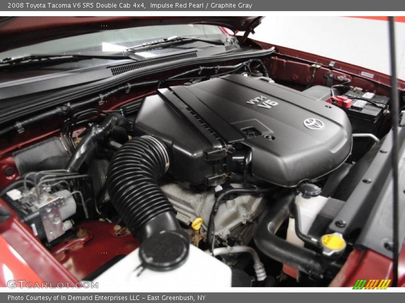 Impulse Red Pearl / Graphite Gray 2008 Toyota Tacoma V6 SR5 Double Cab 4x4