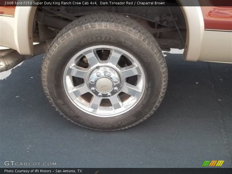 Dark Toreador Red / Chaparral Brown 2008 Ford F350 Super Duty King Ranch Crew Cab 4x4