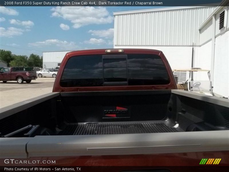 Dark Toreador Red / Chaparral Brown 2008 Ford F350 Super Duty King Ranch Crew Cab 4x4