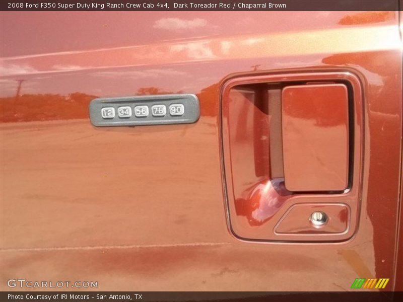 Dark Toreador Red / Chaparral Brown 2008 Ford F350 Super Duty King Ranch Crew Cab 4x4