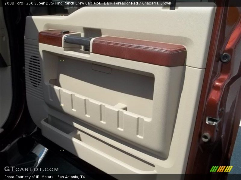 Dark Toreador Red / Chaparral Brown 2008 Ford F350 Super Duty King Ranch Crew Cab 4x4