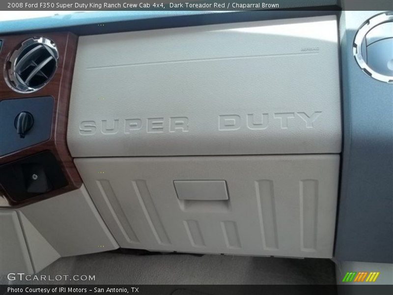 Dark Toreador Red / Chaparral Brown 2008 Ford F350 Super Duty King Ranch Crew Cab 4x4