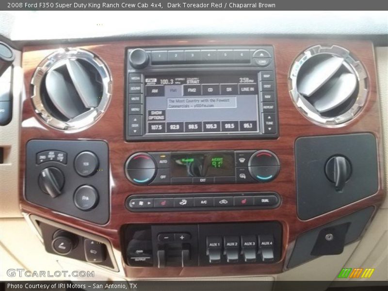 Controls of 2008 F350 Super Duty King Ranch Crew Cab 4x4