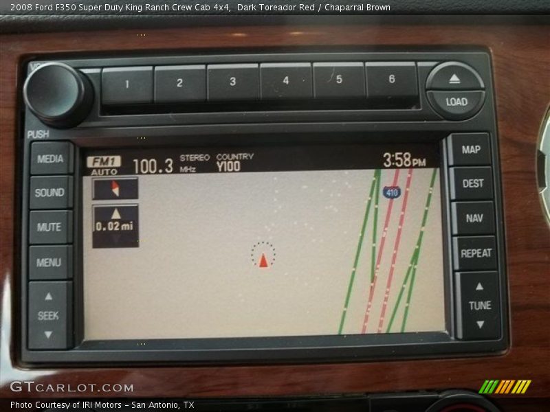 Navigation of 2008 F350 Super Duty King Ranch Crew Cab 4x4