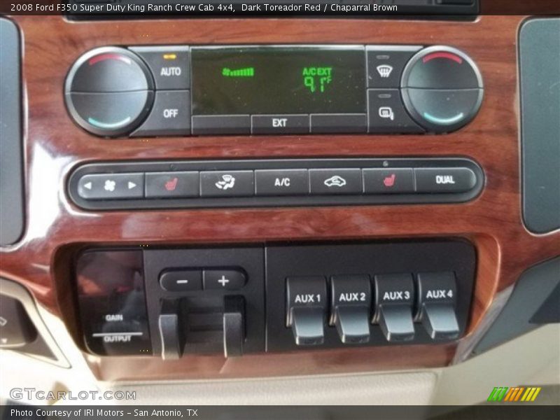 Controls of 2008 F350 Super Duty King Ranch Crew Cab 4x4
