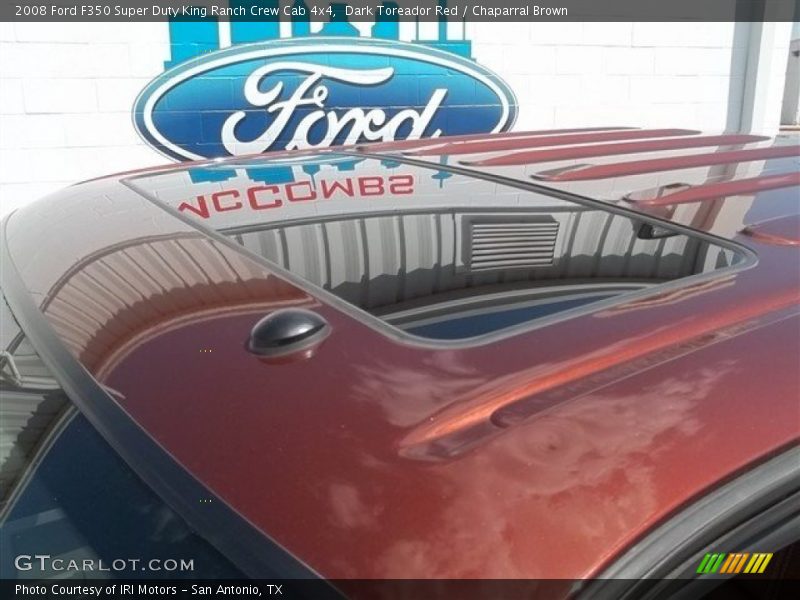 Dark Toreador Red / Chaparral Brown 2008 Ford F350 Super Duty King Ranch Crew Cab 4x4