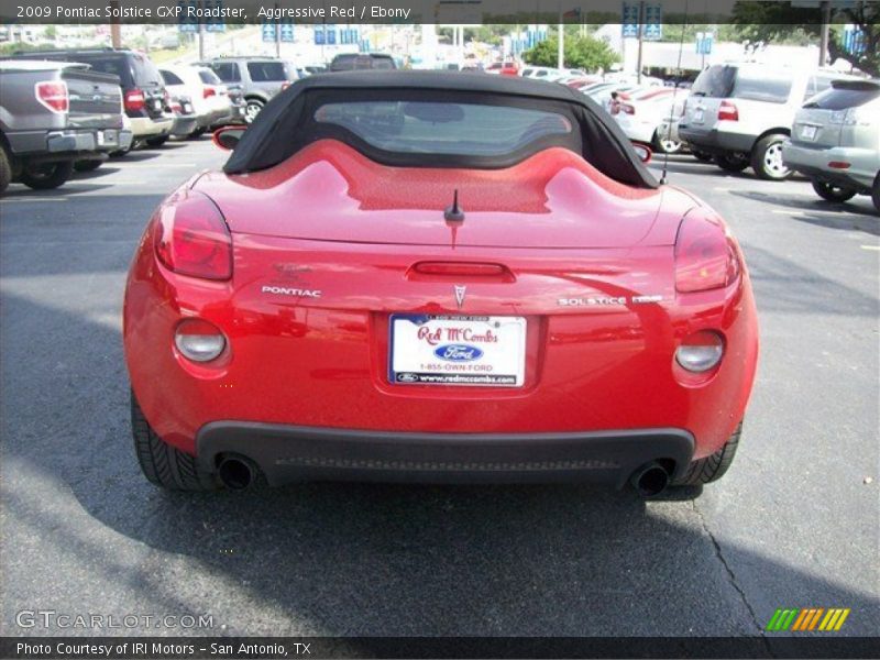 Aggressive Red / Ebony 2009 Pontiac Solstice GXP Roadster