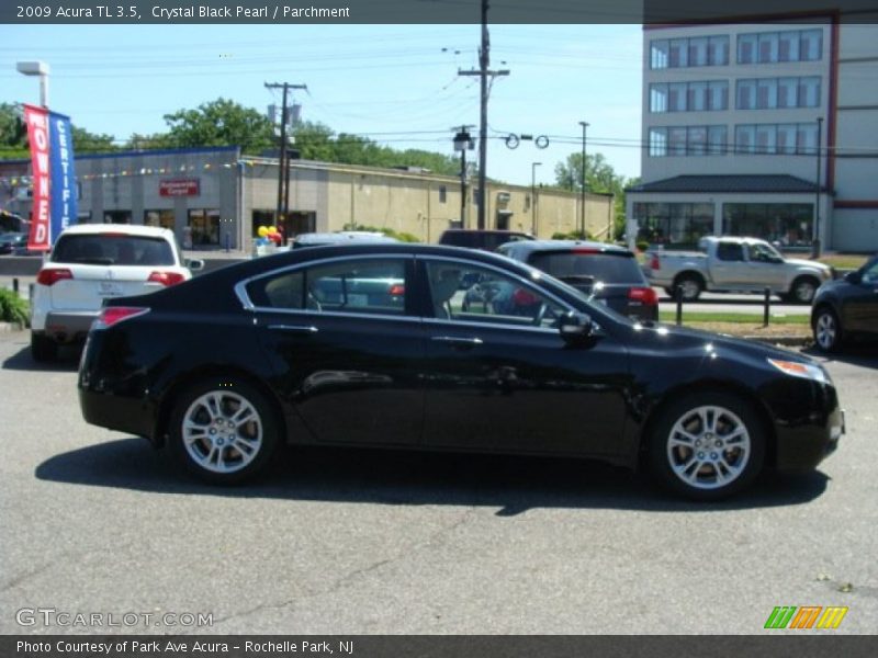 Crystal Black Pearl / Parchment 2009 Acura TL 3.5