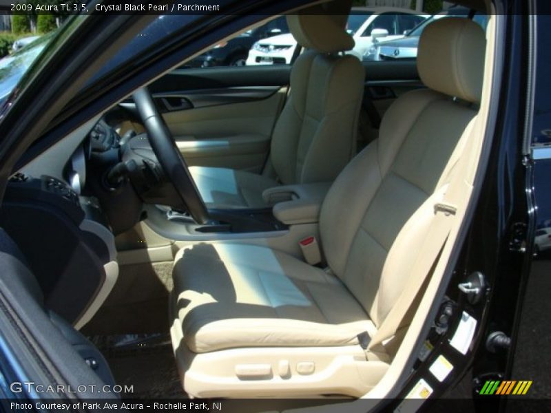 Crystal Black Pearl / Parchment 2009 Acura TL 3.5