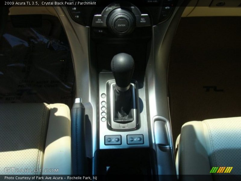 Crystal Black Pearl / Parchment 2009 Acura TL 3.5