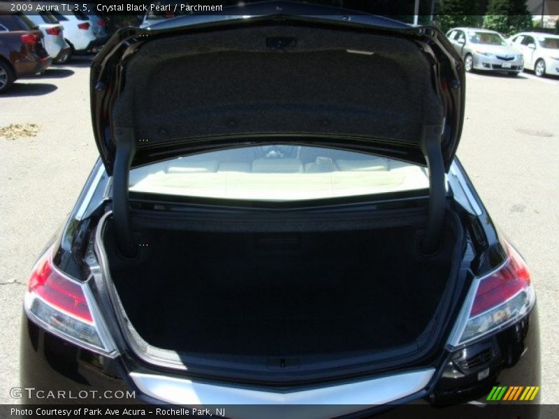 Crystal Black Pearl / Parchment 2009 Acura TL 3.5