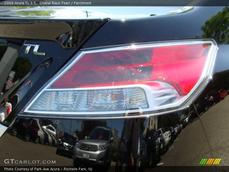 Crystal Black Pearl / Parchment 2009 Acura TL 3.5