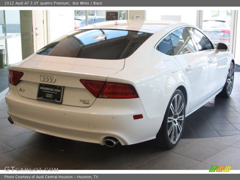 Ibis White / Black 2012 Audi A7 3.0T quattro Premium