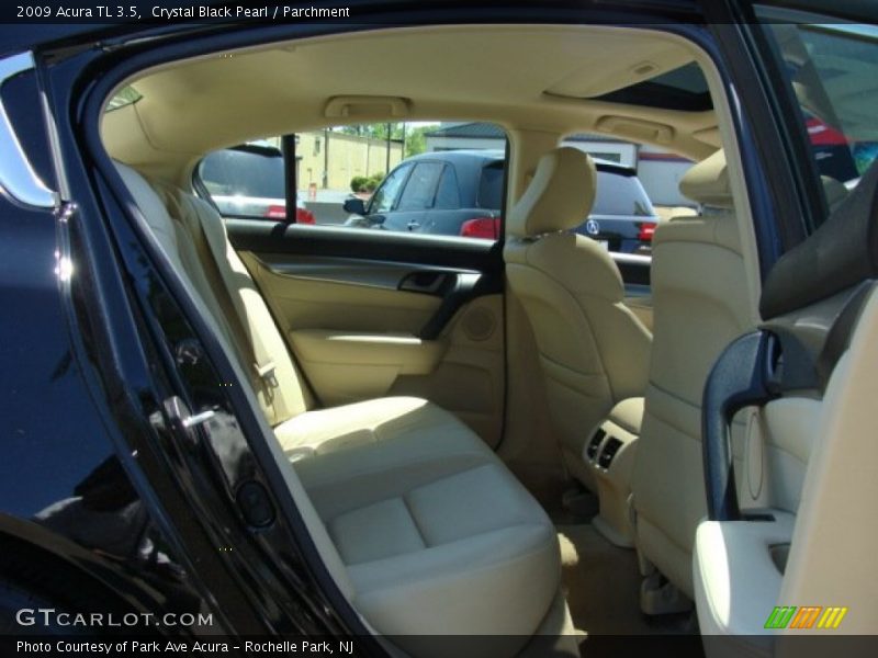 Crystal Black Pearl / Parchment 2009 Acura TL 3.5