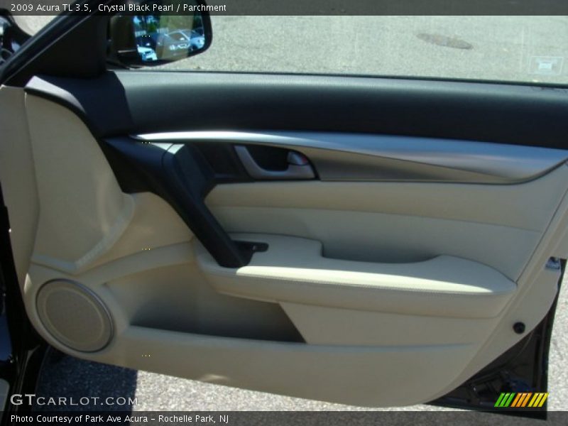 Crystal Black Pearl / Parchment 2009 Acura TL 3.5