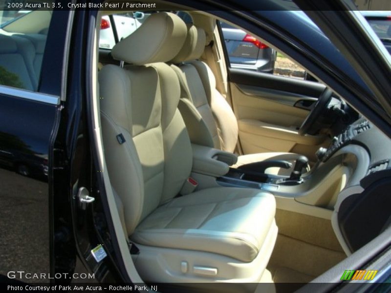 Crystal Black Pearl / Parchment 2009 Acura TL 3.5