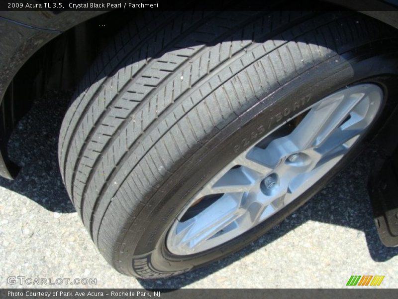 Crystal Black Pearl / Parchment 2009 Acura TL 3.5