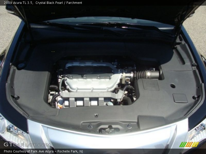 Crystal Black Pearl / Parchment 2009 Acura TL 3.5