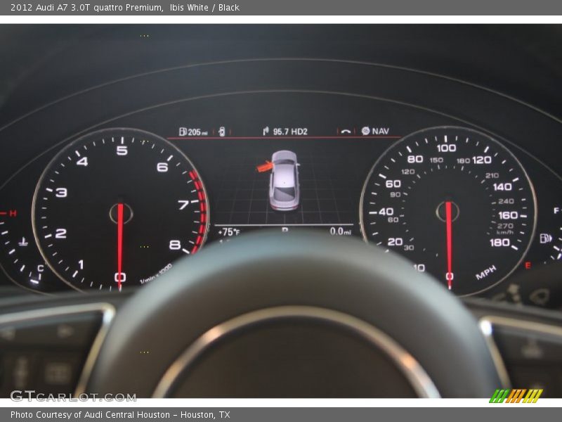 Ibis White / Black 2012 Audi A7 3.0T quattro Premium