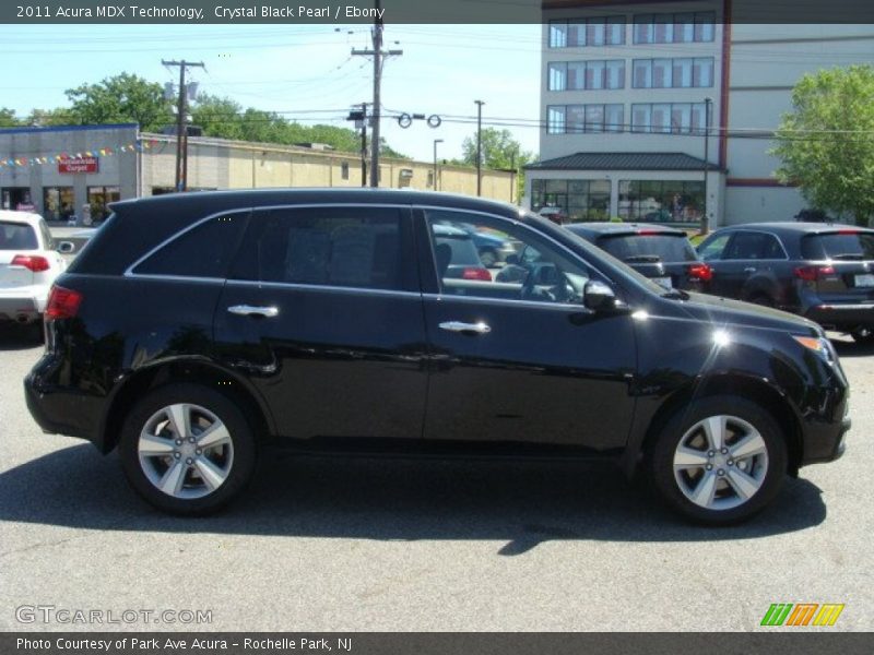 Crystal Black Pearl / Ebony 2011 Acura MDX Technology