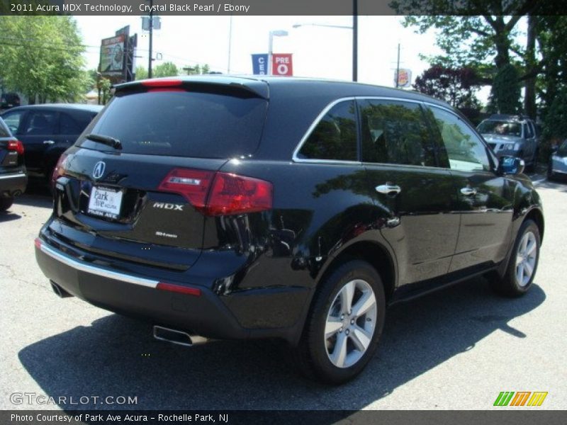 Crystal Black Pearl / Ebony 2011 Acura MDX Technology