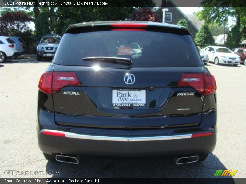 Crystal Black Pearl / Ebony 2011 Acura MDX Technology