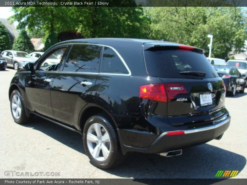 Crystal Black Pearl / Ebony 2011 Acura MDX Technology