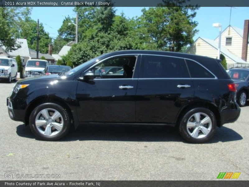 Crystal Black Pearl / Ebony 2011 Acura MDX Technology