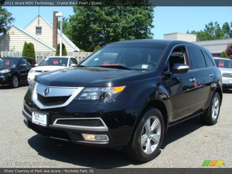 Crystal Black Pearl / Ebony 2011 Acura MDX Technology