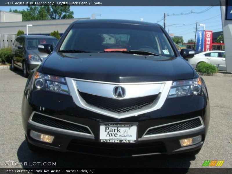 Crystal Black Pearl / Ebony 2011 Acura MDX Technology
