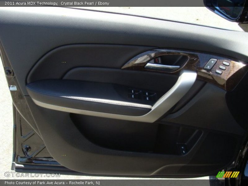 Crystal Black Pearl / Ebony 2011 Acura MDX Technology