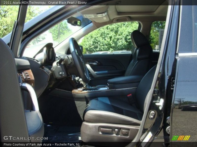 Crystal Black Pearl / Ebony 2011 Acura MDX Technology