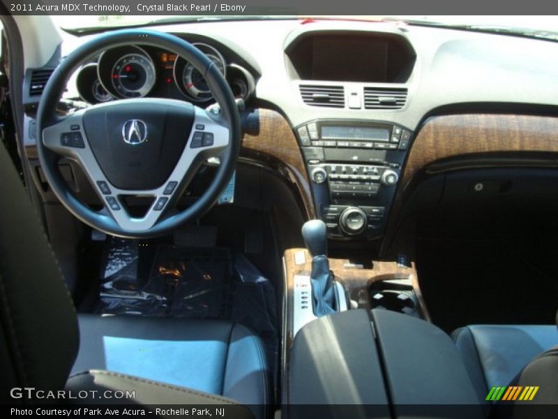 Crystal Black Pearl / Ebony 2011 Acura MDX Technology