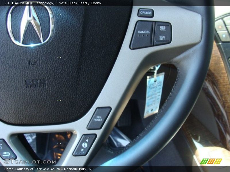 Crystal Black Pearl / Ebony 2011 Acura MDX Technology