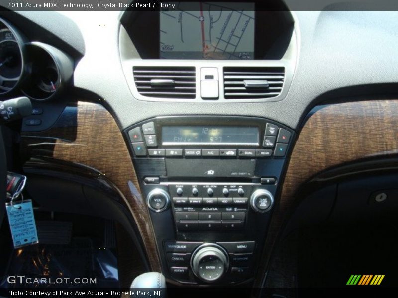 Crystal Black Pearl / Ebony 2011 Acura MDX Technology