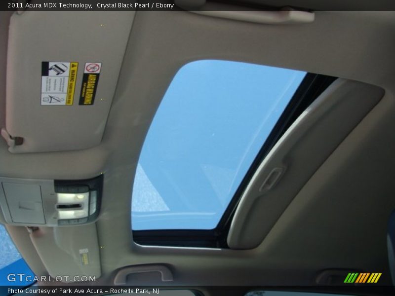 Crystal Black Pearl / Ebony 2011 Acura MDX Technology