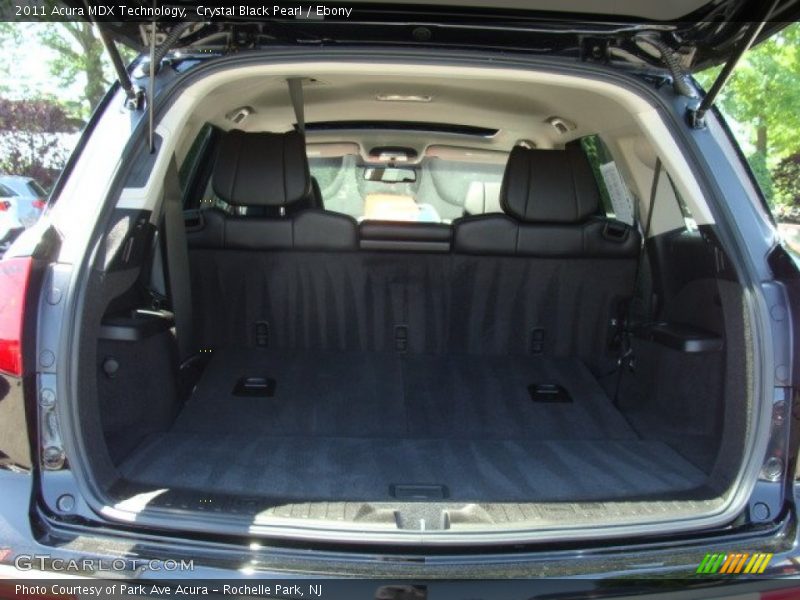 Crystal Black Pearl / Ebony 2011 Acura MDX Technology