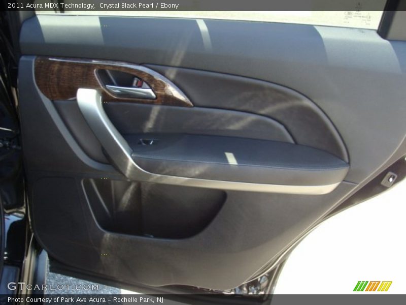 Crystal Black Pearl / Ebony 2011 Acura MDX Technology